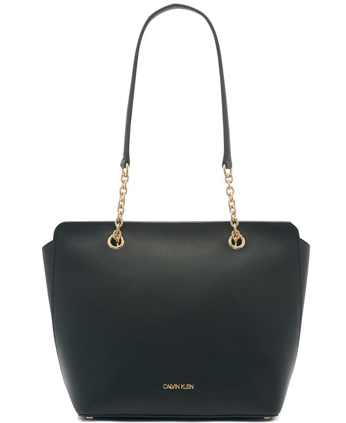 Macy's calvin klein reversible tote discount