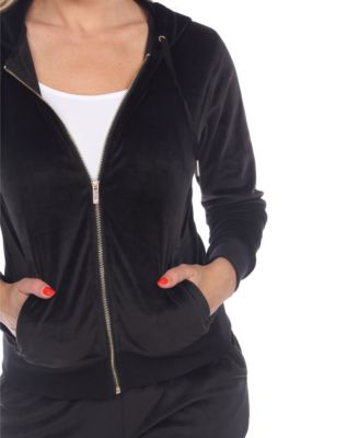 Women's Velour Tracksuit Loungewear 2pc Set