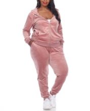 Macys velour clearance sweat suits