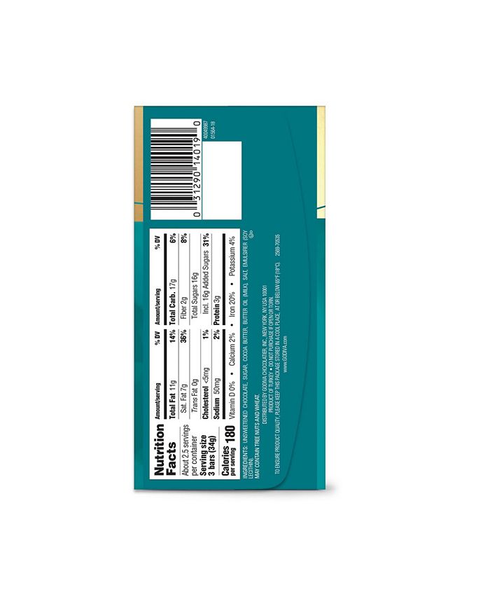 Godiva Set of 12, Signature Sea Salt Dark Chocolate Mini Bars Macy's