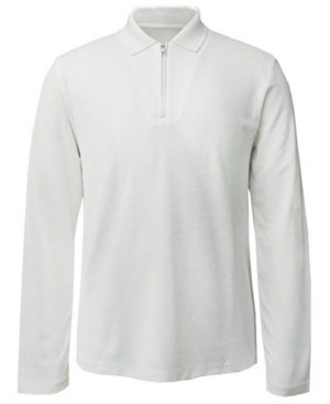 Alfani Men's Long-Sleeve Ottoman Quarter-Zip Polo Shirt Created for Macy's
