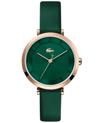 Lacoste watch leather online