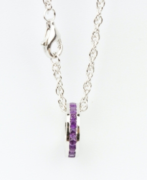image of Semi Precious Birthstone Charm with 18