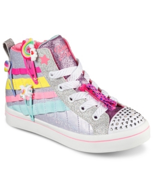 image of Skechers Little Girls Twinkle Toes Twi-Lites 2.0 - Clip N- Joy Casual Sneakers from Finish Line