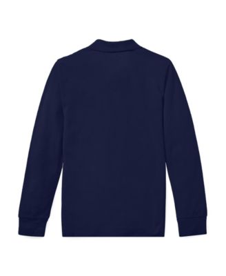 Big Boys Long Sleeve Polo Shirt