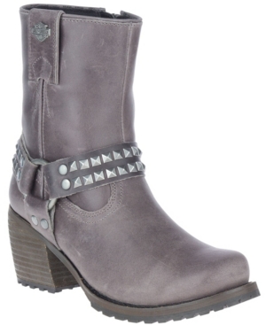image of Harley Davidson Women-s Studded Harness Boot Women-s Shoes