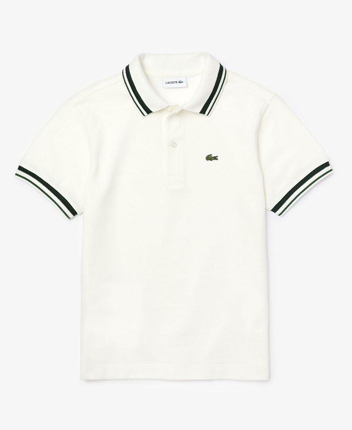 Lacoste Toddler Boys Short Sleeve Cotton Petit Pique Polo Shirt - Macy's