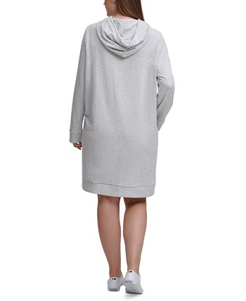 Tommy Hilfiger Plus Size Colorblocked Hoodie Dress & Reviews - Dresses ...