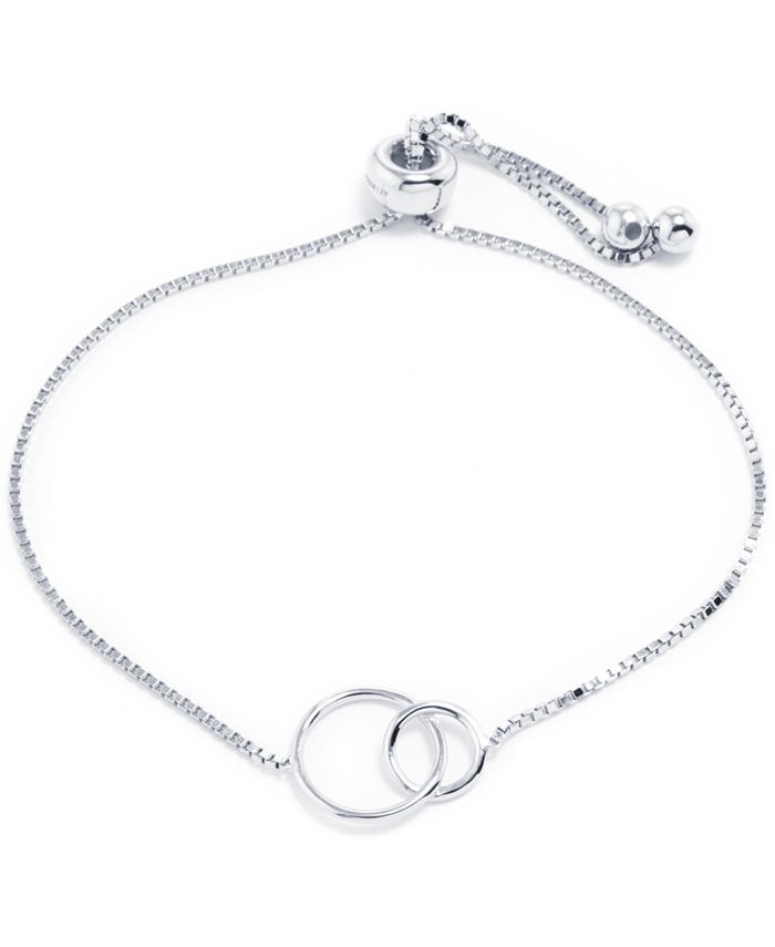 Giani Bernini - Interlocking Circles Bolo Bracelet in Sterling Silver