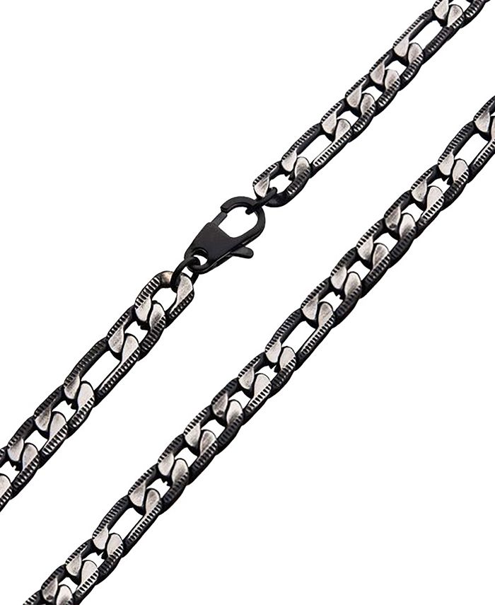 Mens figaro chain and bracelet set clearance