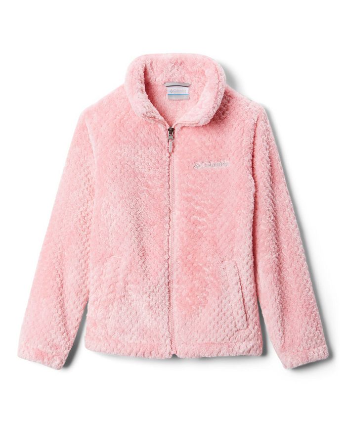 Columbia white top fuzzy jacket