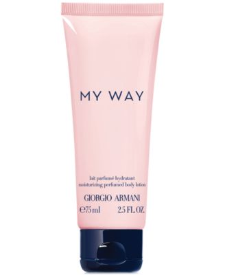 giorgio armani my way lotion