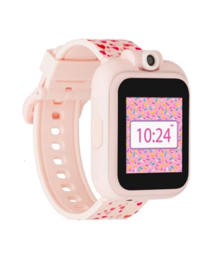 Itouch Kid's Playzoom 2 Blush Hearts Tpu Strap Smart Watch 41mm In Open Pink