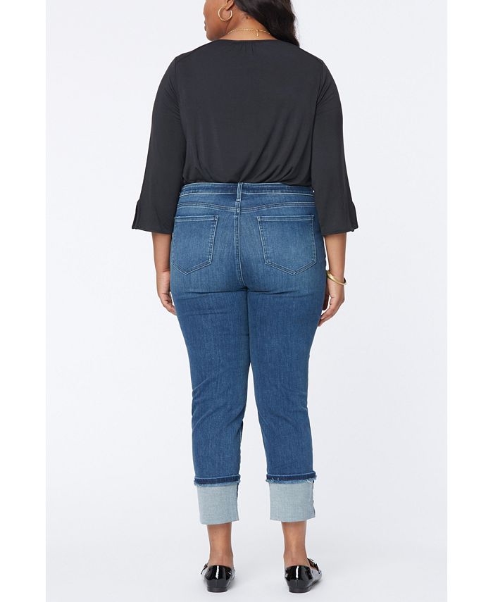 NYDJ Plus Size Sheri Slim Ankle Tall Cuff Jeans Macy's