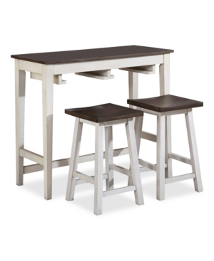 Furniture of America Renmark Bar Table Set 3 Piece
