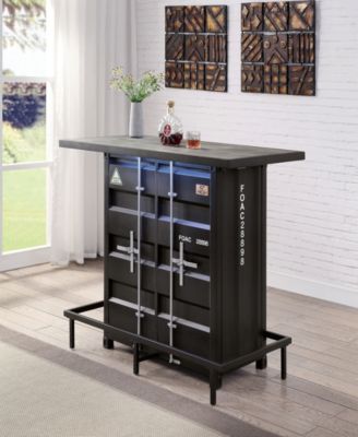 Furniture of America Tintaldra Storage Bar Table