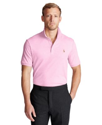 blush pink polo shirt