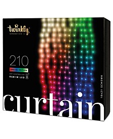 App Controlled Curtain Lights 210 Multi RGB+W LED Light