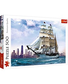 Jigsaw Puzzle Sailing Towards Chicago, 500 Piece