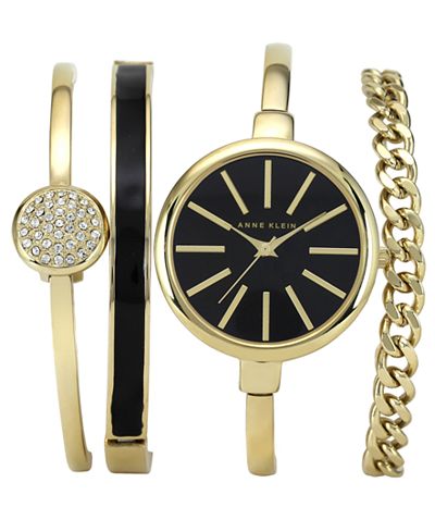 anne klein bangle watch and bracelet set