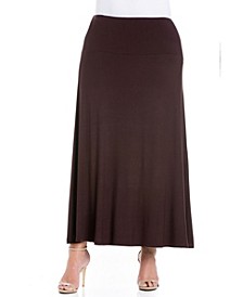 Women's Plus Size Maxi Skirt