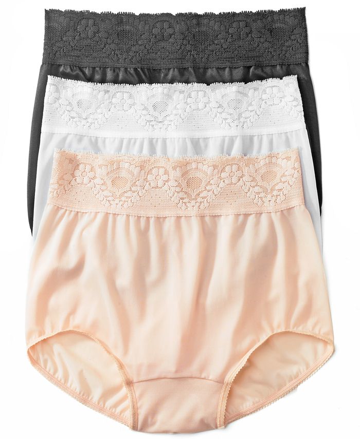 Bali Lacy Skimp Skamp Brief Underwear 2744 - Macy's
