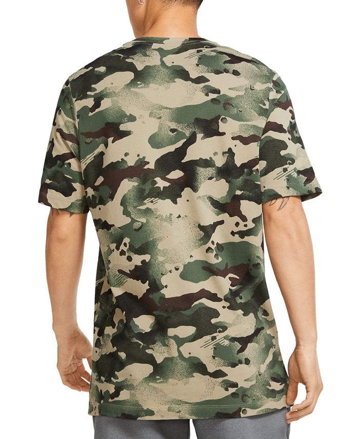 Nike Men's Camouflage Training T-Shirt & Reviews - Activewear - Men ...