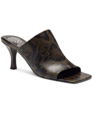Vince Camuto Women's Arlinala Square-Toe Slide Dress Sandals Women's Shoes