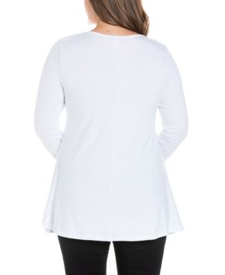 Women's Plus Size Poised Swing Tunic Top