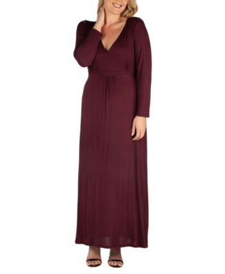 macys plum dress