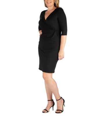 Plus Size Wrap Dress