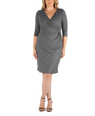 Plus Size Wrap Dress