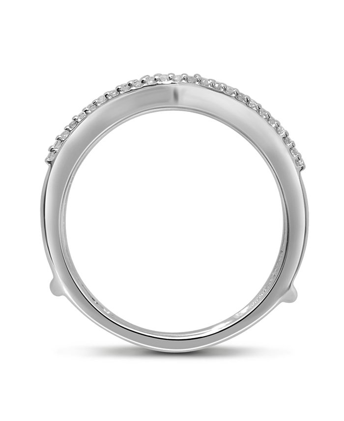 Macy's - Diamond Enhancer Ring Guard (1/2 ct. t.w.) in 14K White Gold