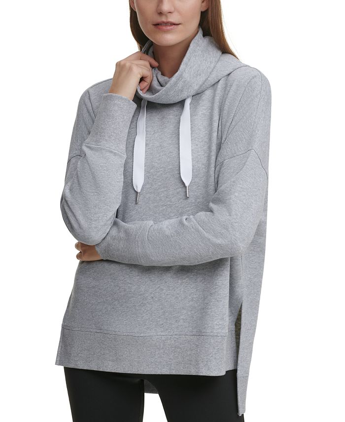 Calvin Klein Face Mask Funnel Neck Hoodie - Macy's