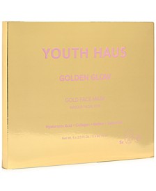 Youth Haus Golden Glow Gold Face Mask, 5-Pk.