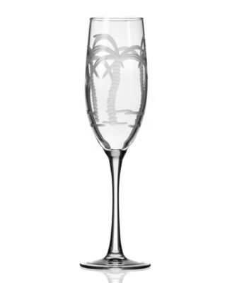 Rolf Glass Palm Tree Flute 8Oz - Set Of 4 Glasses & Reviews - Glassware ...