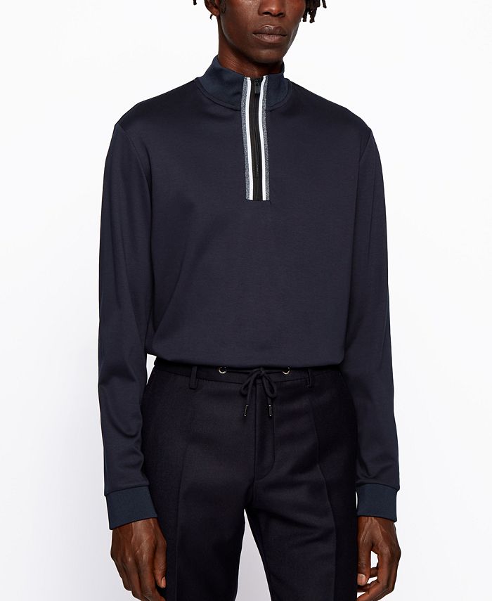 Boss tenore half zip clearance