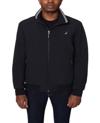 nautica quilted stretch bomber coat