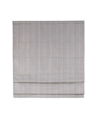 Madison Park - Galen Basketweave Room Darkening Cordless Roman Shade, 34" x 64"