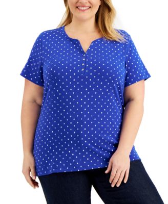 macy's women's plus size blouses