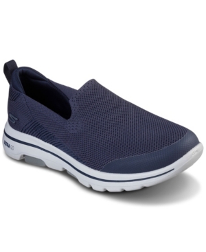 image of Skechers Men-s GOwalk 5 - Prized Slip-On Walking Sneakers from Finish Line