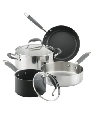 Anolon - Advanced 6-Pc. Mixed Metals Cookware Set