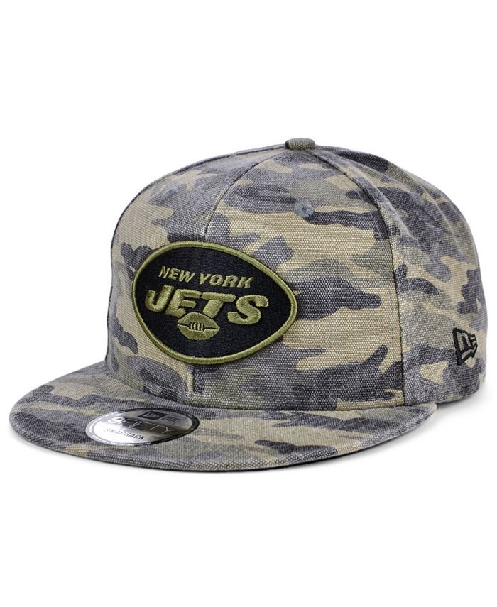 New Era Men's New York Jets Worn Camo 9FIFTY Cap - Macy's