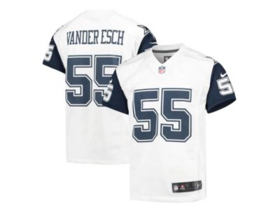 Leighton Vander Esch Dallas Cowboys Autographed Navy Nike Limited Jersey  with Multiple Inscriptions - Limited Edition of