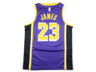 Jordan Los Angeles Lakers Big Boys and Girls Statement Swingman 2 Jersey -  Lebron James - Macy's