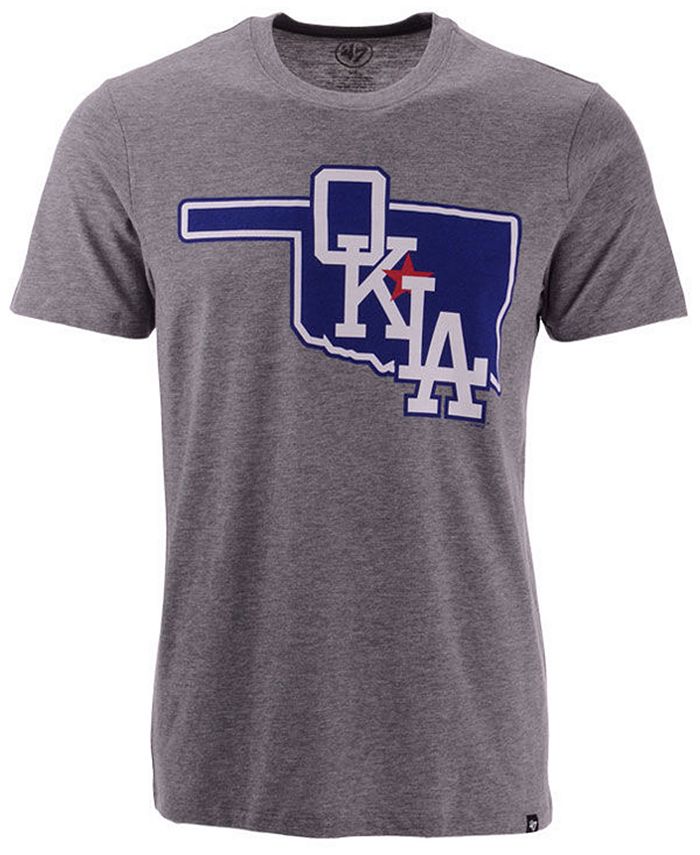 47 Brand Oklahoma City Dodgers Men's Club Logo T-Shirt - Macy's