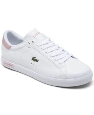image of Lacoste Women-s Powercourt Casual Sneakers from Finish Line
