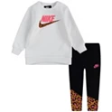 Nike Set For Baby Girls Sweatshirt and Leggings