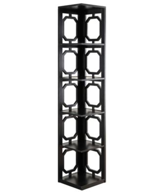 Omega 5 Tier Corner Bookcase
