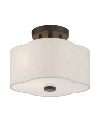 Solstice 2 Lights Semi Flush